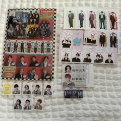 Travis Japan カレンダーステッカー 名刺風カード等雑誌付録セット