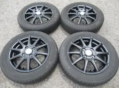 155/65R14 VATRRA マットブラック 4本セット 手渡しOK☆のサムネイル