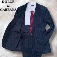 希少 ドルチェ&ガッバーナ セットアップスーツ 紺色 M DG柄 MARTINI