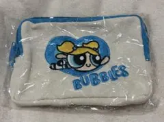 パワーパフガールズ パワパフ チャーム付き 刺繍ポーチ バブルス ガチャガチャ