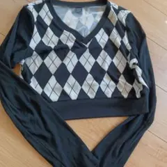 薄手ニット 長袖