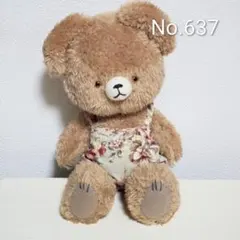 No.637 テディベア　BD 2025.11.19 ベージュ×サロペット