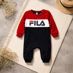 FILA ロンパース 赤・黒