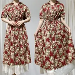 HANAI YUKIKO ユキコハナイ 花柄 プリーツ セットアップ 9号 - メルカリ