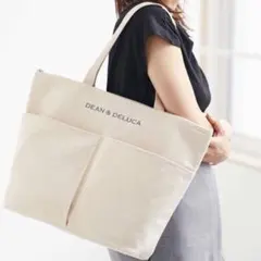 新品　付録　DEAN & DELUCA保冷保温　トートバッグ　コットン素材