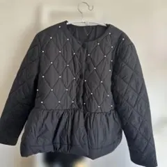 キルティングペプラムジャケット