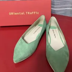 ORiental TRaffic ミントグリーン フラットシューズ