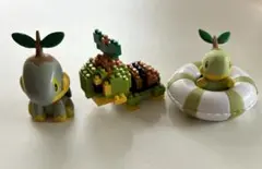 ポケモン　フィギュア　うたたね　ピカチュウ　ナエトル　ヒコザル ポケモン フィギュア うたたね ピカチュウ ナエトル ヒコザル