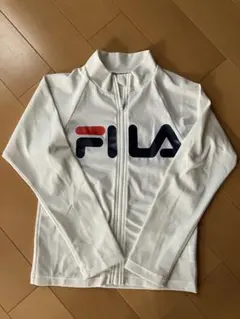 FILA ラッシュガード ホワイト 140cm、白色