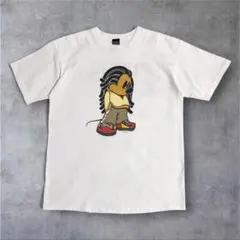 90s ヴィンテージ】ミッキーマウス Tシャツ ドレッド ラスタカラー M