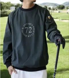 ANTIQUA GOLF×STCH ゴルフウェア 裏起毛スウェット ML - メルカリ