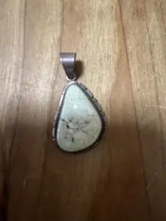 navajo ホワイトバッファロー silver 925 トップ - メルカリ