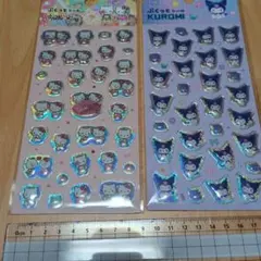 ハローキティ・クロミ ぷくっとシールセット
