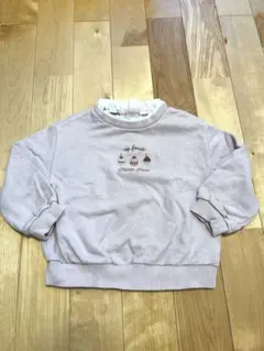 メゾピアノ　トレーナー 100cm カップケーキ柄