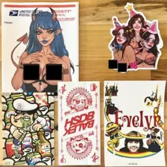 ② グラフィティー ステッカー 5枚セット graffiti グラフィティ