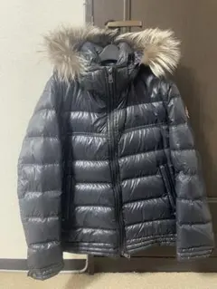 BURBERRY バーバリーブラックレーベル　ダウンジャケット 光沢 チェック