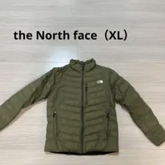 the North Face XL ダウンジャケット オリーブグリーン