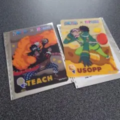ワンピース サーティワン コレクションカード ティーチ ウソップ