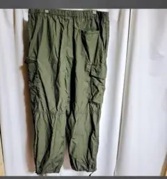 ワイドフィットパラシュートカーゴパンツ　L 完売品　グリーン