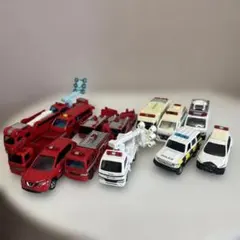 【即日発送】緊急車両ミニカーセット１４点