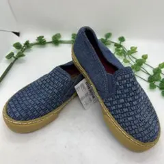 新品✨ZARA KIDS ブルー スリッポン