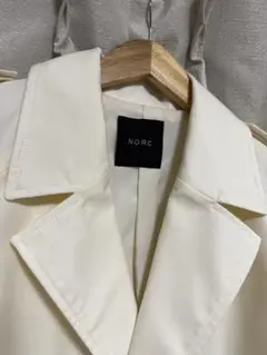 N.O.R.C アイボリー ダブルブレストジャケット