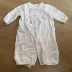 メゾピアノ 新生児 ロンパース ツーウェイオール リボン 新生児-70cm