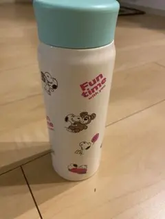 スヌーピー ファンタイム ステンレスボトル アイボリー 水筒　保冷・保温