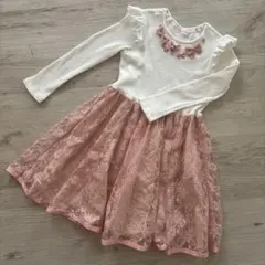 mezzo piano 130cm ワンピース 長袖