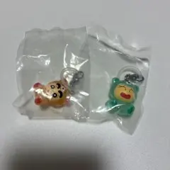 クレヨンしんちゃん　めじるしアクセサリー　みんなでくまパジャマ