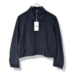 [新品] MUJI Labo レーヨンコットン 襟付き ショート ブルゾン L