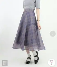 F i.n.t　an another angelus　シアーチェックスカート