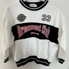 ルルモーメント　RRmoment トレーナー 120サイズ ホワイト/ブラック