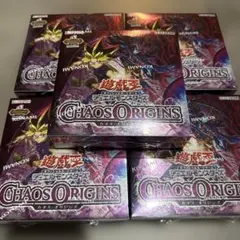 遊戯王 カオス・オリジンズ 5BOXセット シュリンク付き 初版 - メルカリ