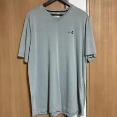 UNDER ARMOUR Vネック Tシャツ グレー 3XLのサムネイル