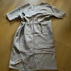 KBF 半袖シャツワンピース One size