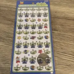 【正規品】ボンボンドロップシール ディズニー リトルグリーンメンミニ