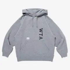 美品 WTAPS 23SS DESIGN HOODY COLLEGE 灰色XLのサムネイル