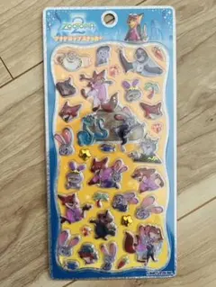 【正規品】ズートピア2 プチドロ　シール プチドロップステッカー
