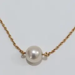 2070 タサキパールネックレスK18YGイエローゴールド7.6mmのサムネイル