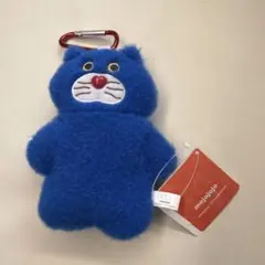 【新品】mojojojo カラビナ付き　ぬいぐるみポーチ　Nicky ねこ