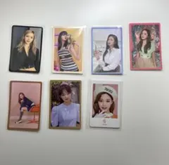 twiceツウィまとめ売り(予約特典6枚セット+グッズトレカ1枚)