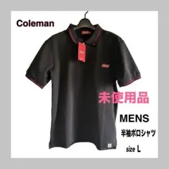 未使用 Coleman 半袖ポロシャツ ブラック L