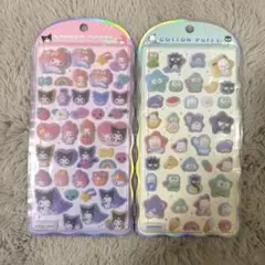 【正規品】コットンパフィーシール サンリオ 2種