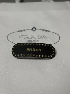 PRADA ヘアピン ピンク マーブル ビジュー - メルカリ