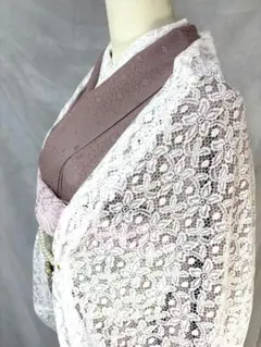 モモンガコート　羽織　レース羽織　コート　薄羽織　着物