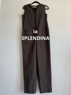 la SPLENDINAコンビネゾン Vネック ブラウン
