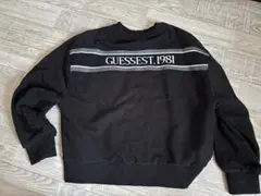 GUESS ブラック トレーナー S