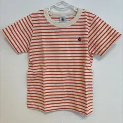 新品タグ付きプチバトーボーダー Tシャツ 半袖　4ans