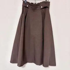 MISCH MASCHウーリッシュフレアスカート M ミッシュマッシュ